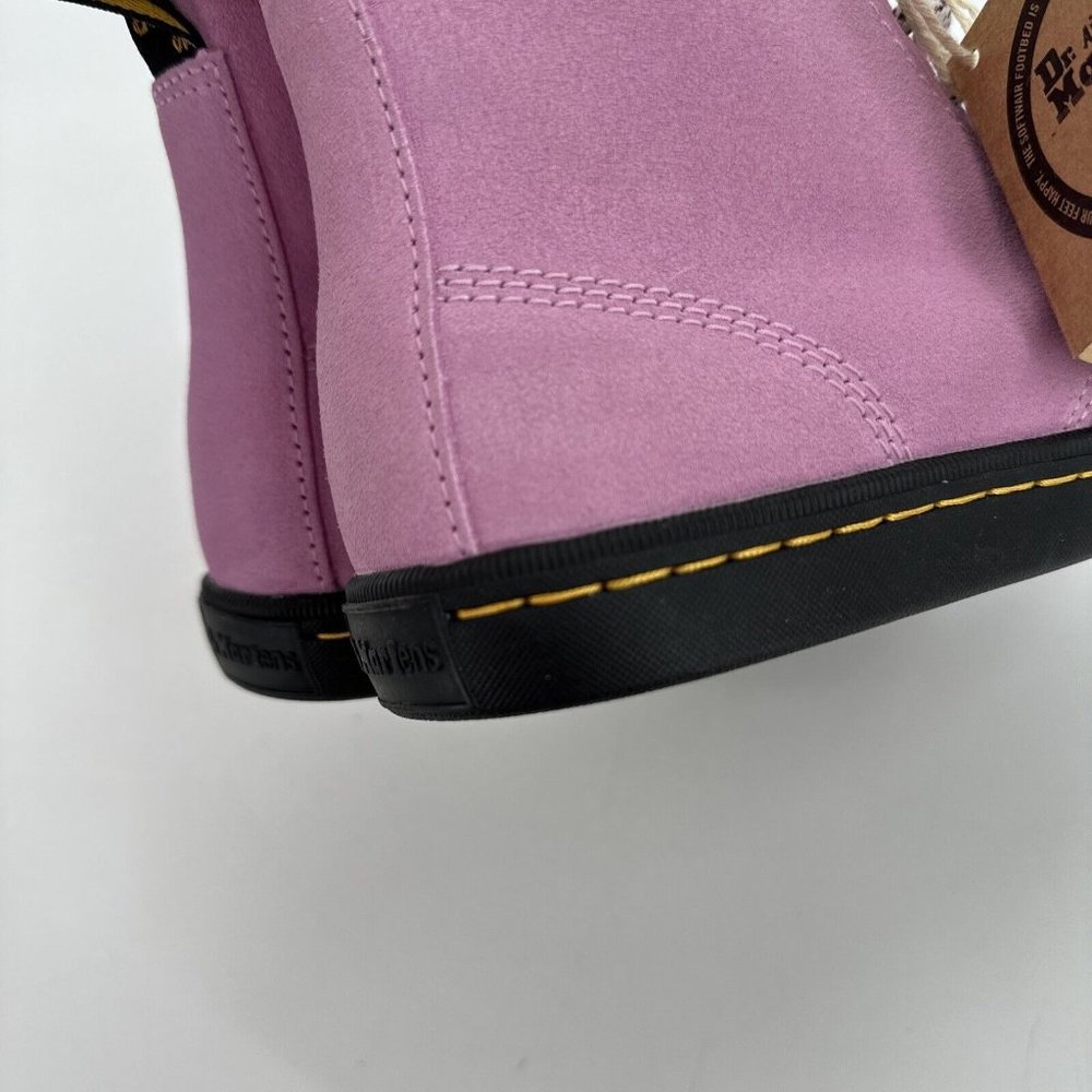 Dr Martens Women's Boots Suede Pink Lavender Sheridan Hi Size US 7 NEW w/ Tags - Picture 11 of 12